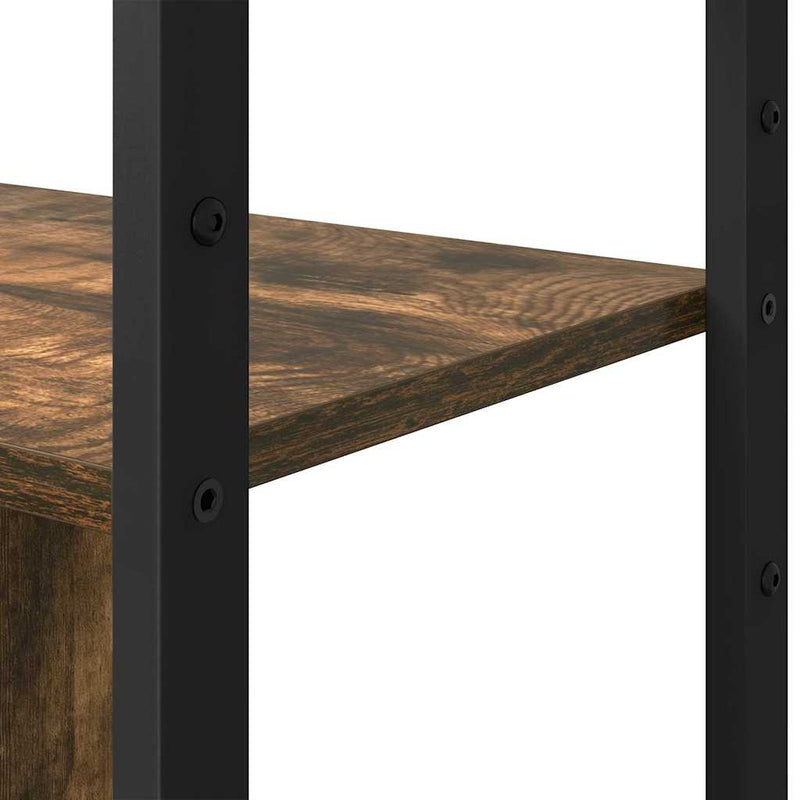 vidaXL Könyvespolc Füstölt tölgy 80 x 30 x 155,5 cm Faanyag