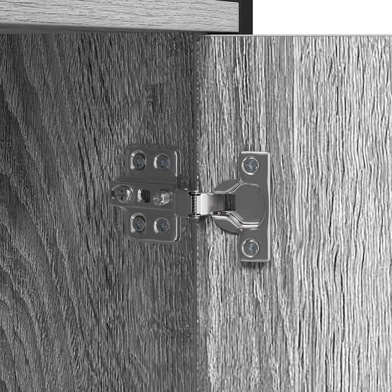 vidaXL Könyvespolc Szürke sonoma 80 x 30 x 155,5 cm Faanyag