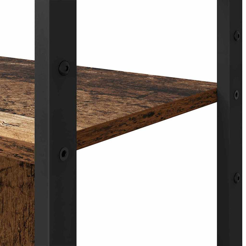 vidaXL Könyvespolc Régi fa 80 x 30 x 155,5 cm Faanyag