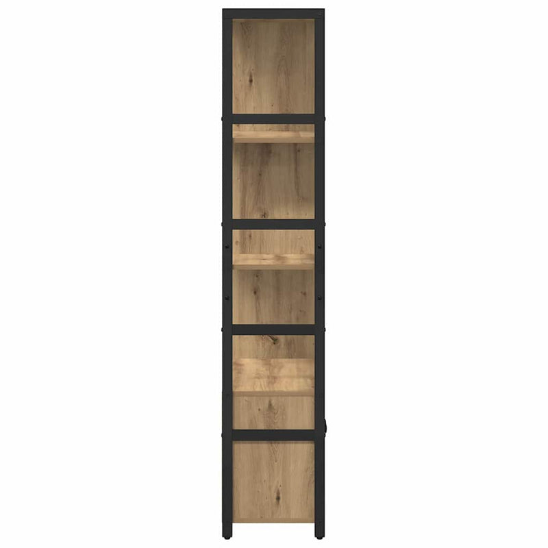 vidaXL Könyvespolc Artisan tölgy 80 x 30 x 155,5 cm Faanyag