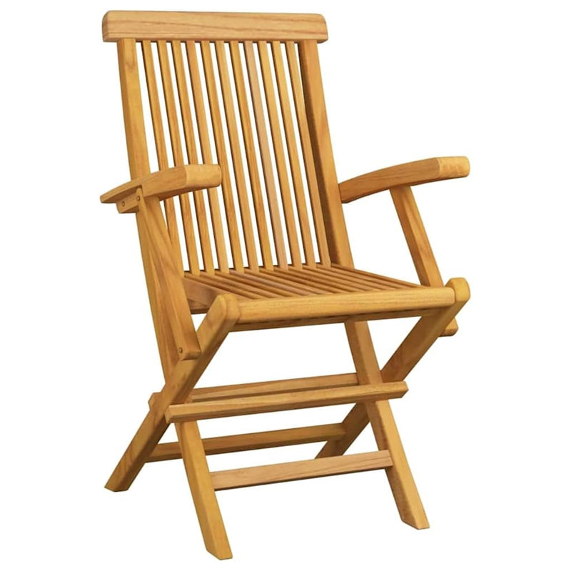 vidaXL Kert étkező szett 7 pcs Barna 160 x 80 x 75 cm Tömör tíkfa