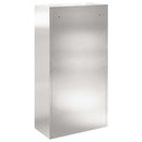 vidaXL Csomagzáró doboz zárral Ezüst 44 x 22 x 82 cm Rozsdamentes acél