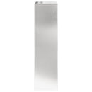 vidaXL Csomagzáró doboz zárral Ezüst 44 x 22 x 82 cm Rozsdamentes acél