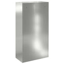 vidaXL Csomagzáró doboz ajtóval Ezüst 44 x 22 x 82 cm Horganyzott acél