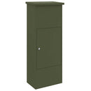 vidaXL Csomagzáró doboz tárolóval Oliva zöld 44,5 x 29 x 110,5 cm Acél