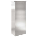 vidaXL Csomagzáró doboz Ezüst 44,5 x 29 x 110,5 cm Rozsdamentes acél