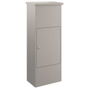 vidaXL Csomagzáró doboz Rozsdás 44,5 x 29 x 110,5 cm Időjárásálló acél