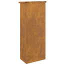 vidaXL Csomagzáró doboz Rozsdás 44,5 x 29 x 110,5 cm Időjárásálló acél