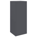 vidaXL Csomagzáró doboz tárolóval Antracit 41 x 38 x 103 cm Acél
