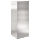 vidaXL Csomagzáró doboz Ezüst 47,5 x 38 x 59 cm Rozsdamentes acél