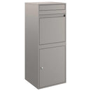 vidaXL Csomagzáró doboz Rozsdás 41 x 38 x 103 cm Időjárásálló acél
