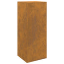 vidaXL Csomagzáró doboz Rozsdás 41 x 38 x 103 cm Időjárásálló acél
