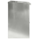 vidaXL Csomagzáró doboz Fekete 47.5 x 38 x 59 cm Horganyzott acél