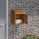 vidaXL Csomagzáró doboz Rozsdás 47,5 x 38 x 59 cm Időjárásálló acél