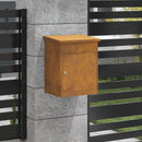 vidaXL Csomagzáró doboz Rozsdás 47,5 x 38 x 59 cm Időjárásálló acél
