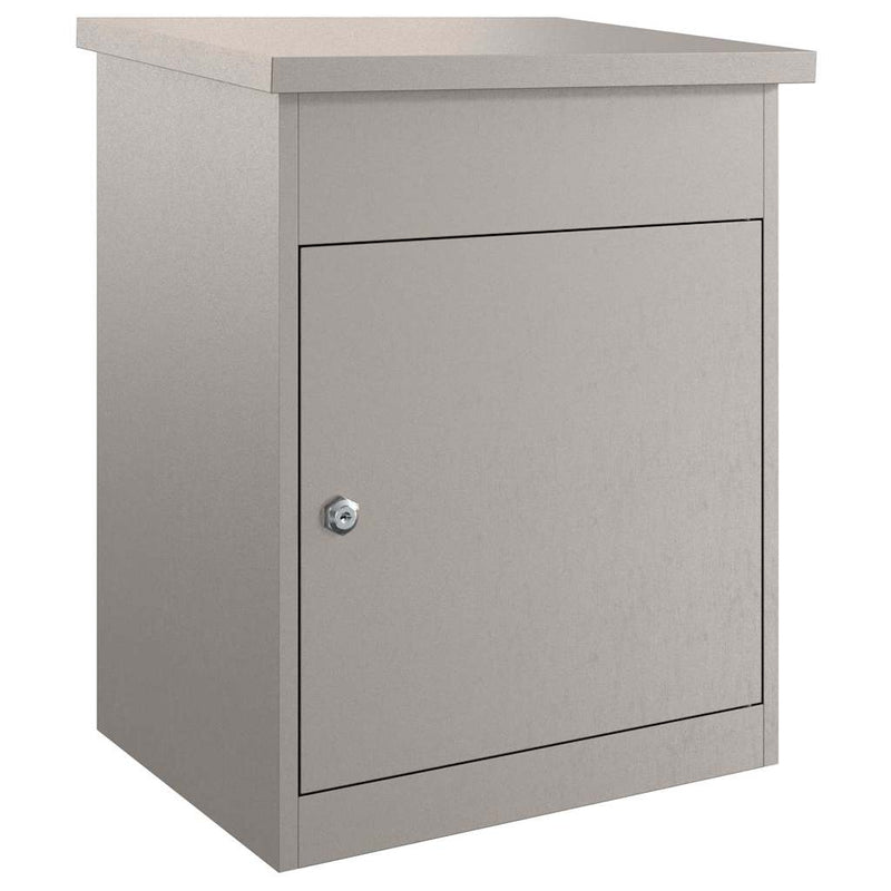 vidaXL Csomagzáró doboz Rozsdás 44 x 35 x 59 cm időjárásálló acél