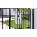 vidaXL postaláda tárolóval ajtóval zárral Fehér 30 x 20 x 55 cm Acél