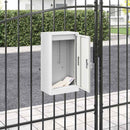 vidaXL postaláda Fehér 30 x 23 x 55 cm Acél