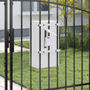 vidaXL postaláda Fehér 30 x 23 x 55 cm Acél