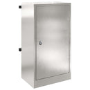 vidaXL postaláda Fekete 30 x 23 x 55 cm Rozsdamentes acél