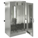 vidaXL postaláda Fekete 30 x 23 x 55 cm Horganyzott acél