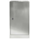 vidaXL postaláda Fekete 30 x 23 x 55 cm Horganyzott acél