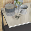 vidaXL Konyhai Tárolás HATTEM Fekete 90 x 50 x 92 cm Acél