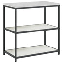 vidaXL Konyhai Tárolás HATTEM Fehér 90 x 50 x 92 cm Acél