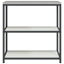 vidaXL Konyhai Tárolás HATTEM Fehér 90 x 50 x 92 cm Acél