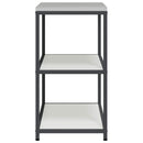 vidaXL Konyhai Tárolás HATTEM Fehér 90 x 50 x 92 cm Acél