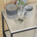 vidaXL Konyhai polcrendszer HATTEM Ezüst 90 x 50 x 92 cm Acél