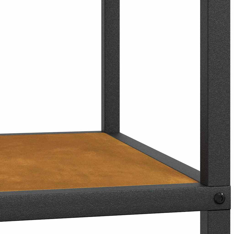 vidaXL Konyhai tárolópolc polcokkal tárolóval Rozsdás Viharvert acél