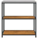 vidaXL Konyhai Tárolás HATTEM Rozsdás 90 x 50 x 92 cm Acél