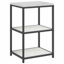 vidaXL Konyhai Tárolás HATTEM Fehér 60 x 50 x 92 cm Acél