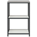 vidaXL Konyhai Tárolás HATTEM Fehér 60 x 50 x 92 cm Acél