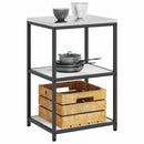 vidaXL Konyhai Tárolás HATTEM Fehér 60 x 50 x 92 cm Acél