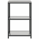 vidaXL Konyhai tárolópolc polcokkal tárolóval Ezüst Rozsdamentes acél