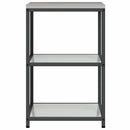 vidaXL Konyhai Tárolás HATTEM Ezüst 60 x 50 x 92 cm Acél
