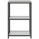 vidaXL Konyhai tárolópolc polcokkal tárolóval Ezüst Horganyzott acél