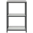 vidaXL Konyhai Tárolás HATTEM Ezüst 60 x 50 x 92 cm Acél
