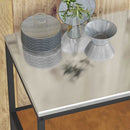 vidaXL Konyhai tárolópolc polcokkal tárolóval Rozsdás Viharvert acél