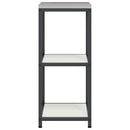 vidaXL Konyhai Tárolás HATTEM Fehér 40 x 50 x 92 cm Acél