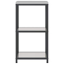 vidaXL Konyhai Tárolás HATTEM Ezüst 40 x 50 x 92 cm Acél