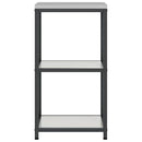 vidaXL Konyhai Tárolás HATTEM Ezüst 40 x 50 x 92 cm Acél
