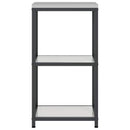 vidaXL Konyhai Tárolás HATTEM Ezüst 40 x 50 x 92 cm Acél
