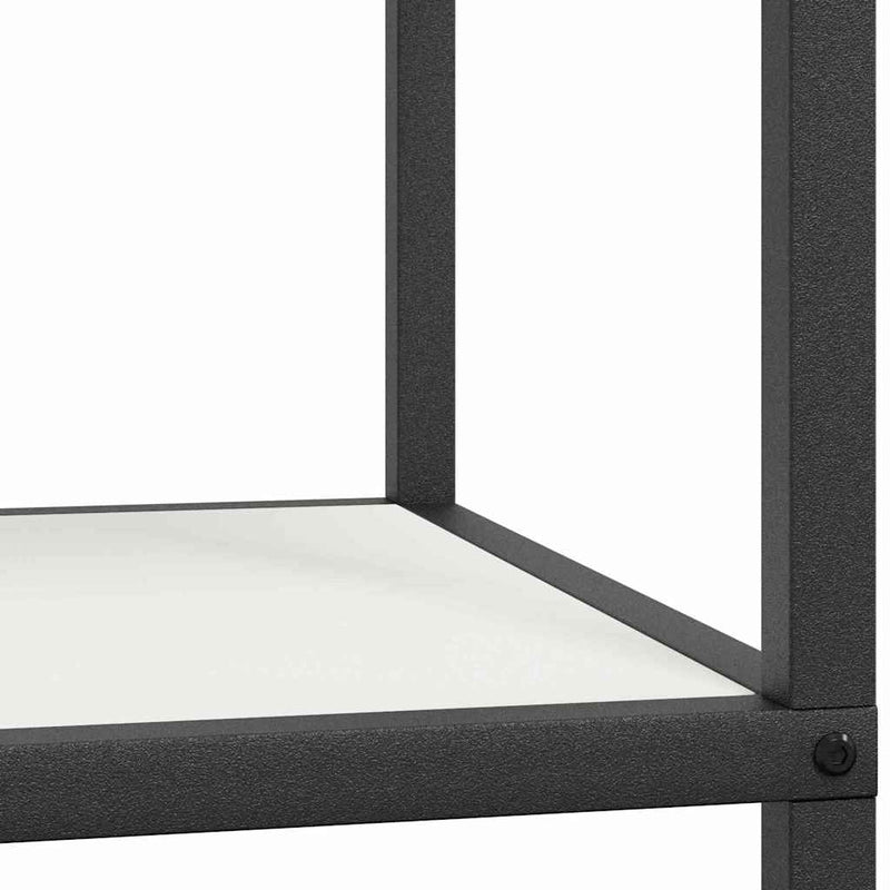 vidaXL Konyhai tárolópolc polcokkal tárolóval Fehér Acél