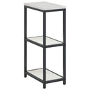 vidaXL Konyhai Tárolás HATTEM Fehér 30 x 50 x 92 cm Acél