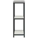 vidaXL Konyhai tárolópolc polcokkal tárolóval Fehér Acél