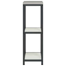 vidaXL Konyhai Tárolás HATTEM Fehér 30 x 50 x 92 cm Acél