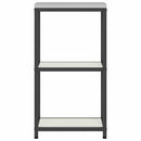 vidaXL Konyhai tárolópolc polcokkal tárolóval Fehér Acél